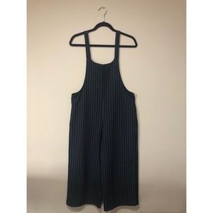 Navy Striped Jumpsuit